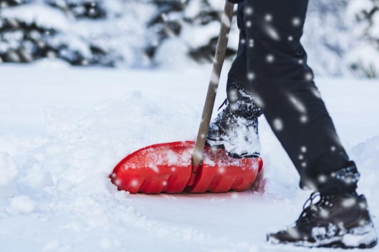 snow shoveling